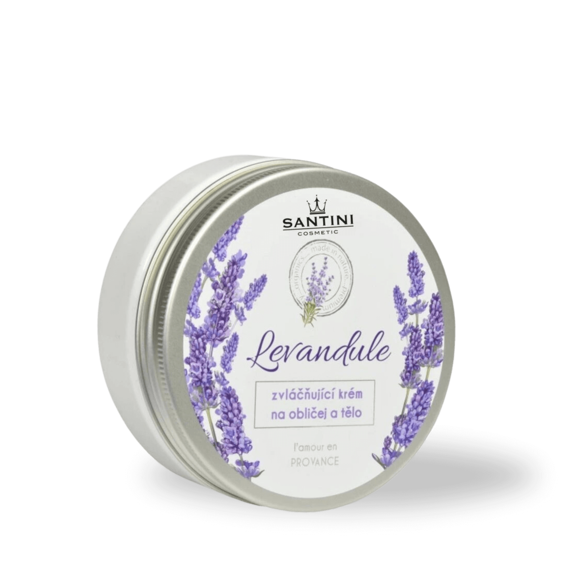 Zvláčňujúci krém na telo i obličej Levandule